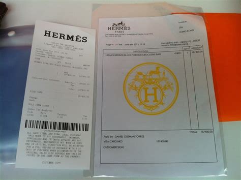 fake hermes receipt|how to authenticate hermes wallet.